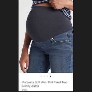NWT GAP LONG Maternity Full PanelTrue SkinnyJeans